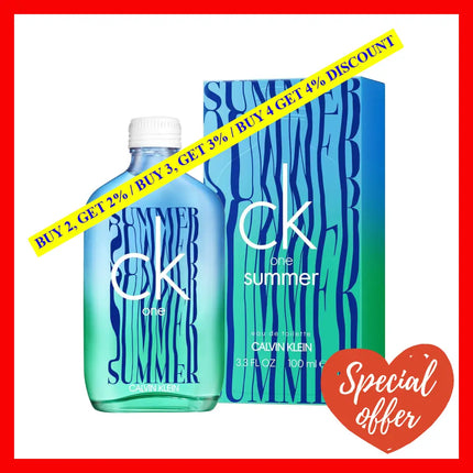 Ck One Summer By Calvin Klein For Unisex - 3.4 Oz Edt Spray