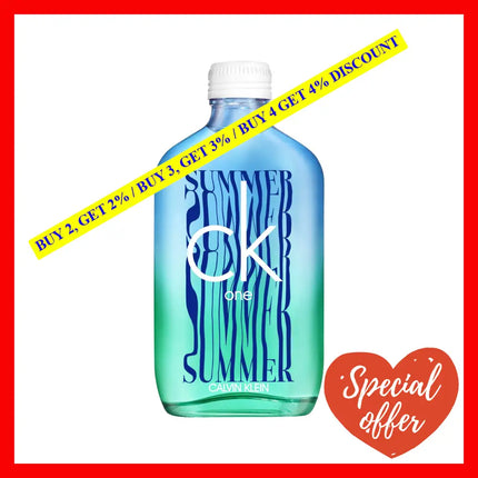 Ck One Summer By Calvin Klein For Unisex - 3.4 Oz Edt Spray