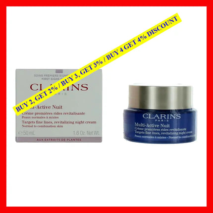 Clarins By 1.6 Oz Multi-Active Nuit Night Cream