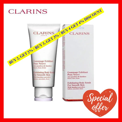 Clarins Exfoliating Body Scrub For Smooth Skin 200 Ml