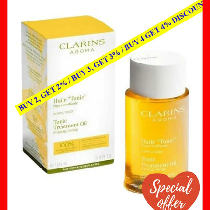 Clarins Tonic Body Treatment Oil 100Ml - 3666057031076