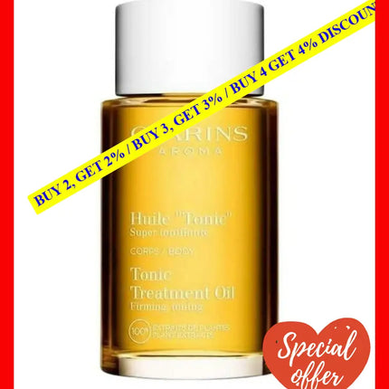 Clarins Tonic Body Treatment Oil 100Ml - 3666057031076