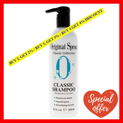 Classic Shampoo By Original Sprout For Kids - 12 Oz