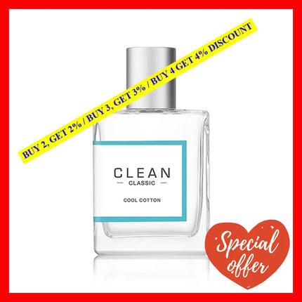 Clean Classic Cool Cotton Eau De Parfum 60 Ml