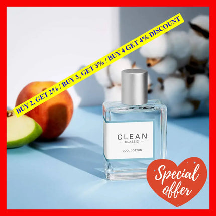 Clean Classic Cool Cotton Eau De Parfum 60 Ml