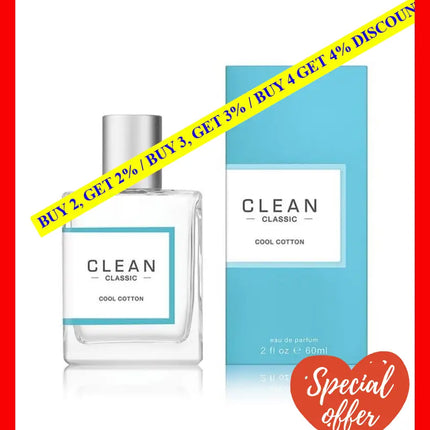 Clean Classic Cool Cotton Edp Spray 60 Ml - 874034010553