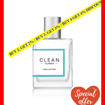 Clean Classic Cool Cotton Edp Spray 60 Ml - 874034010553