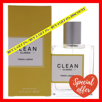 Clean Fresh Linens By For Women - 2.14 Oz Edp Spray