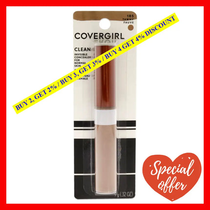 Clean Invisible Concealer - 185 Tawny By Covergirl For Women 0.32 Oz