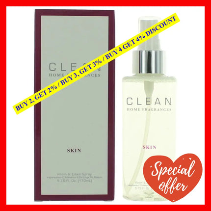 Clean Skin By Dlish 5.75 Oz Room & Linen Spray For Unisex