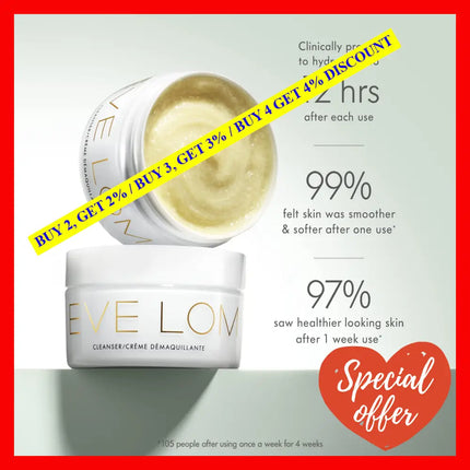 Cleanser Cream By Eve Lom For Unisex - 3.3 Oz