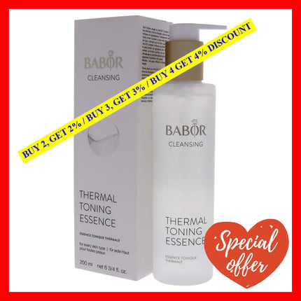 Cleansing Thermal Toning Essence By Babor For Women - 6.76 Oz