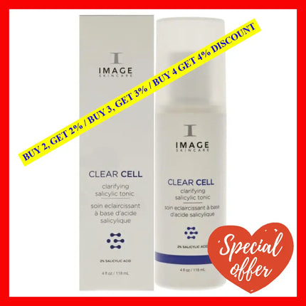 Clear Cell Salicylic Clarifying Tonic By Image For Unisex - 4 Oz