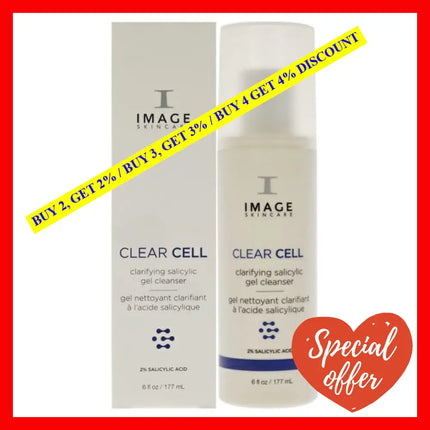 Clear Cell Salicylic Gel Cleanser By Image For Unisex - 6 Oz