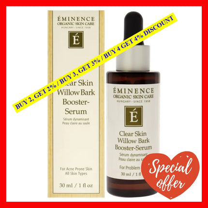 Clear Skin Willow Bark Booster-Serum By Eminence For Unisex - 1 Oz Serum