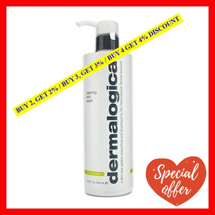 Clearing Skin Wash By Dermalogica For Unisex - 16.9 Oz Cleanser