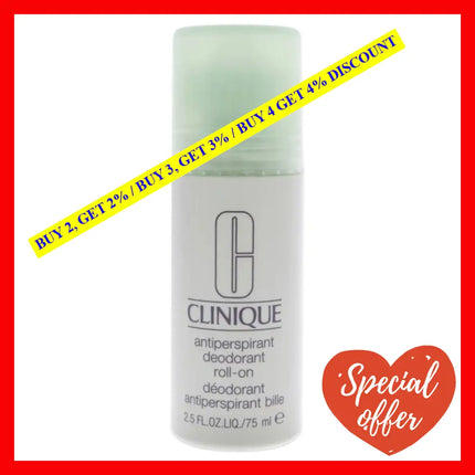 Clinique Anti-Perspirant Deodorant Roll-On By For Men - 2.5 Oz Roll-On