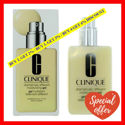 Clinique Dramatically Different By 6.7 Oz Moisturizing Gel With Pump