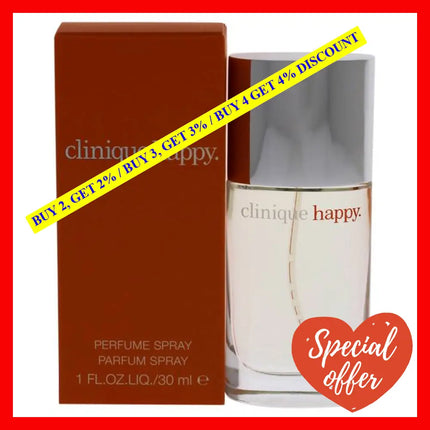 Clinique Happy By For Women - 1 Oz Perfume Spray