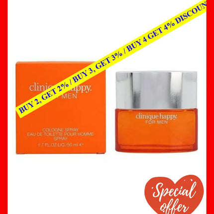 Clinique Happy Edt Spray For Men 50Ml - 20714080303