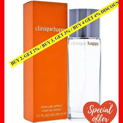 Clinique Happy Ladies Edp Spray For Women 50Ml - 20714052959