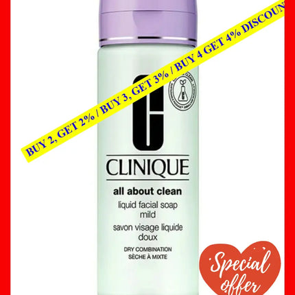 Clinique Liquid Facial Soap Mild 200Ml - 20714227661