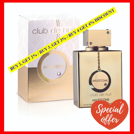 Club De Nuit Milestone By Armaf For Unisex - 3.6 Oz Edp Spray