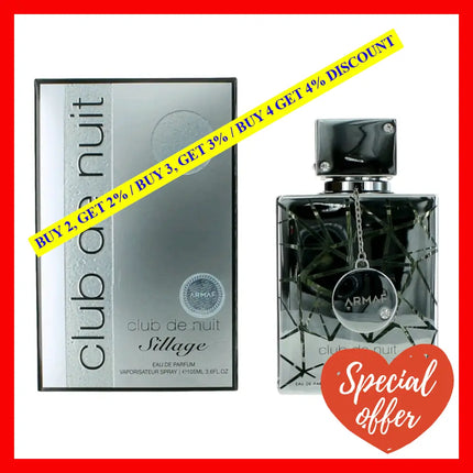 Club De Nuit Sillage By Armaf 3.6 Oz Eau Parfum For Unisex