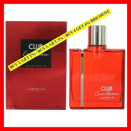 Club Gentleman By Johan.b 3.4 Oz Eau De Toilette Spray For Men