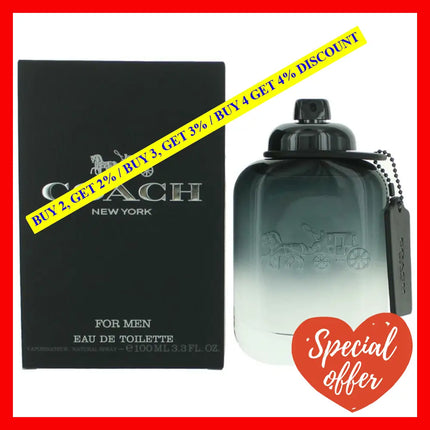 Coach By 3.3 Oz Eau De Toilette Spray For Men