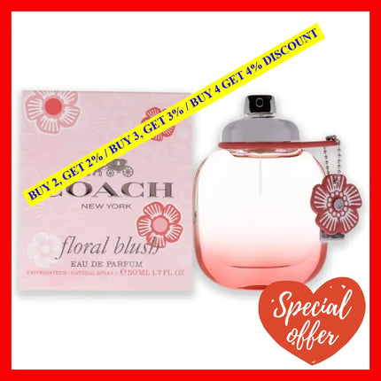 Coach Floral Blush By For Women - 1.7 Oz Edp Spray