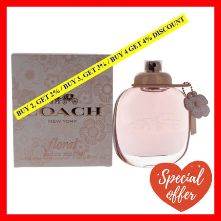 Coach Floral By For Women - 3 Oz Edp Spray