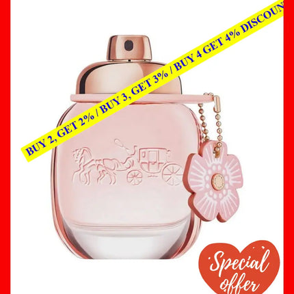 Coach Floral Eau De Parfum Spray 30 Ml For Women - 3386460095365