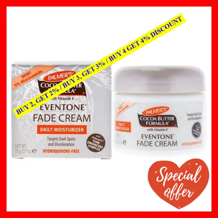 Cocoa Butter Eventone Fade Cream By Palmers For Unisex - 2.7 Oz