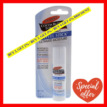 Cocoa Butter Formula Swivel Stick By Palmers For Unisex - 0.5 Oz Lip Balm