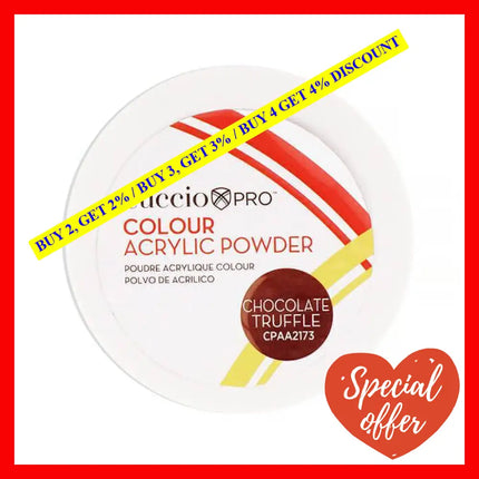 Colour Acrylic Powder - Chocolate Truffle By Cuccio Pro For Women 1.6 Oz