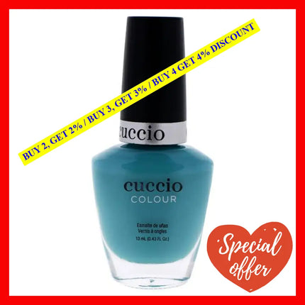 Colour Nail Polish - Aquaholic By Cuccio For Women 0.43 Oz