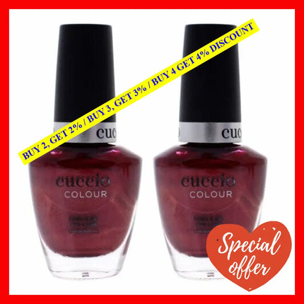 Colour Nail Polish - Give It A Twirl By Cuccio For Women 0.43 Oz Pack Of 2