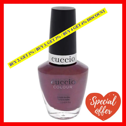 Colour Nail Polish - Moscow Red Square By Cuccio For Women 0.43 Oz