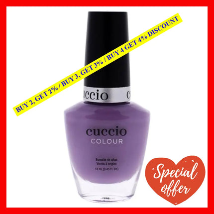 Colour Nail Polish - Peace Love And Purple By Cuccio For Women 0.43 Oz