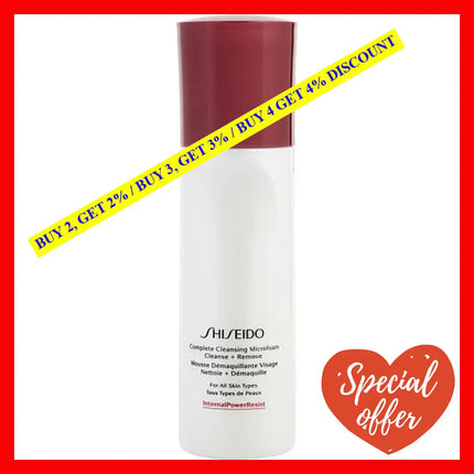 Complete Cleansing Microfoam By Shiseido For Women - 6 Oz Foam