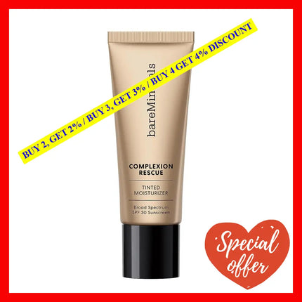 Complexion Rescue Tinted Hydrating Gel Cream Spf 30 - 07 Tan By Bareminerals For Women 1.18 Oz