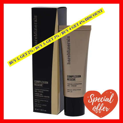 Complexion Rescue Tinted Hydrating Gel Cream Spf 30 - 1.5 Birch By Bareminerals For Women 1.18 Oz