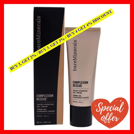 Complexion Rescue Tinted Hydrating Gel Cream Spf 30 - 6.5 Desert By Bareminerals For Women 1.18 Oz