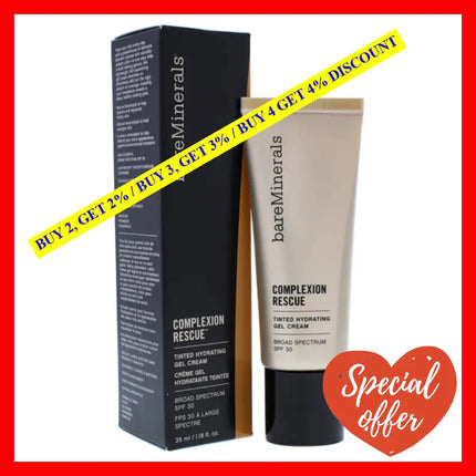 Complexion Rescue Tinted Hydrating Gel Cream Spf 30 - 8.5 Terra By Bareminerals For Women 1.18 Oz