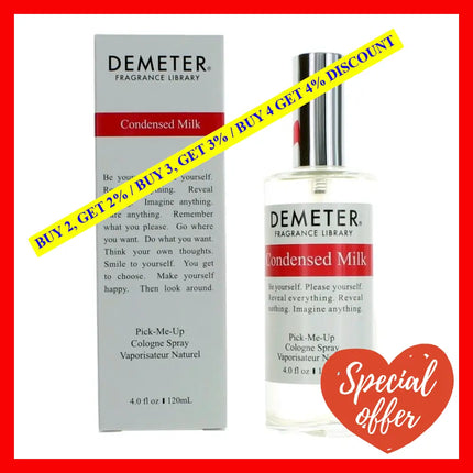 Condensed Milk By Demeter 4 Oz Cologne Spray For Unisex