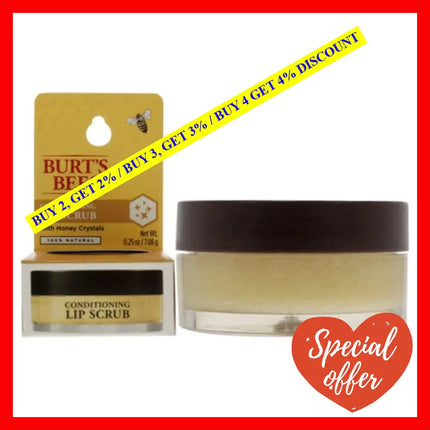 Conditioning Lip Scrub By Burts Bees For Women - 0.25 Oz