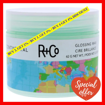 Continental Glossing Wax By R+Co For Unisex - 2.2 Oz