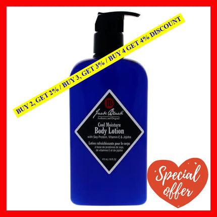 Cool Moisture Body Lotion By Jack Black For Men - 16 Oz