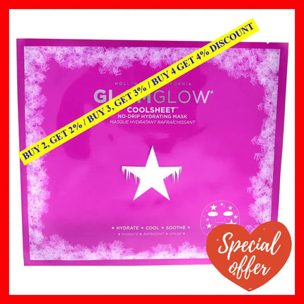 Coolsheet No-Drip Hydrating Mask By Glamglow For Unisex - 1 Pc